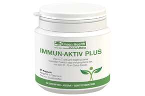Sie sehen eine Packung Green Health IMMUN-AKTIV PLUS, Produktbild: 01 Green Health IMMUN-AKTIV PLUS, A-Nr.: 5403820 - 01