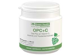 Sie sehen eine Packung Green Health OPC+C, Produktbild: 01 Green Health OPC+C, A-Nr.: 3388499 - 01