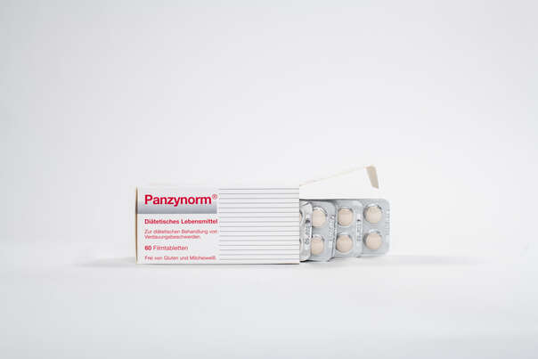 Sie sehen eine Packung Panzynorm Filmtabletten, Produktbild: 03 Panzynorm Filmtabletten, A-Nr.: 4020910 - 03