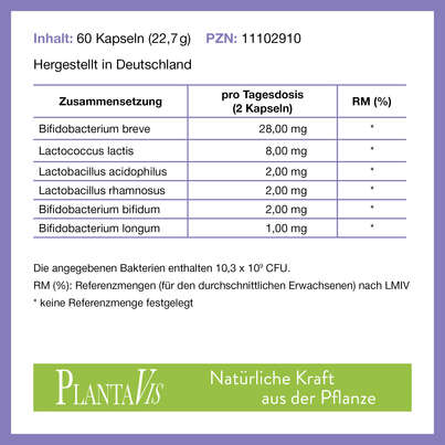 Sie sehen eine Packung PlantaBiotic Kapseln, Produktbild: 05 PlantaBiotic Kapseln, A-Nr.: 4488808 - 05