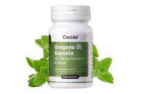 Sie sehen eine Packung Hochdosierte Oregano Öl Kapseln, Produktbild: 01 Hochdosierte Oregano Öl Kapseln, A-Nr.: 5679321 - 01