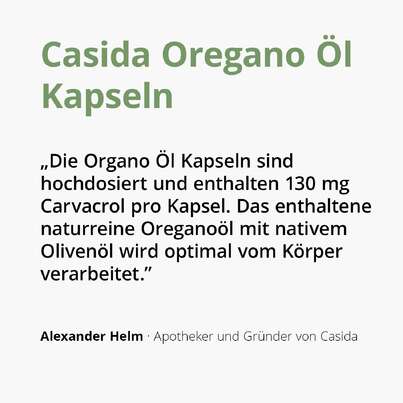 Hochdosierte Oregano Öl Kapseln aus Griechenland – 150 mg Oregano Öl je Kapsel - Hoher Carvacrol Gehalt, A-Nr.: 5679321 - 04