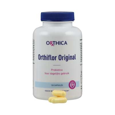 Sie sehen eine Packung Orthiflor Original Kapseln Orthica, Produktbild: 04 Orthiflor Original Kapseln Orthica, A-Nr.: 5395799 - 04