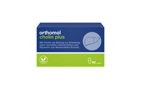 Sie sehen eine Packung Orthomol Cholin Plus, Produktbild: 01 Orthomol Cholin Plus, A-Nr.: 4607029 - 01