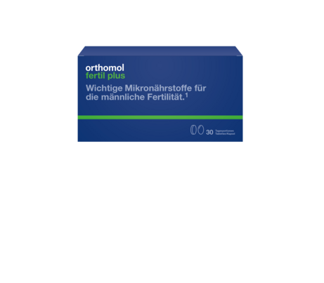Sie sehen eine Packung Orthomol Fertil Plus, Produktbild: 01 Orthomol Fertil Plus, A-Nr.: 3869796 - 01
