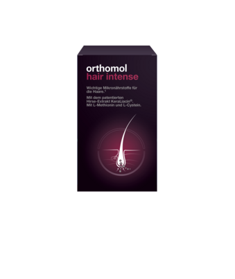 Sie sehen eine Packung Orthomol Hair intense, Produktbild: 01 Orthomol Hair intense, A-Nr.: 5372338 - 01