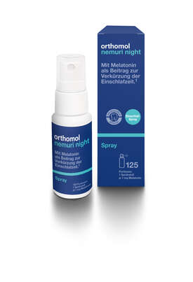 Sie sehen eine Packung Orthomol Nemuri Night Spray, Produktbild: 01 Orthomol Nemuri Night Spray, A-Nr.: 5441111 - 01