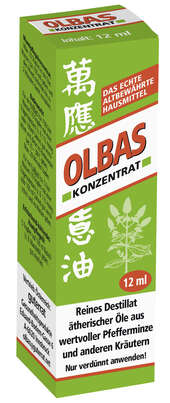 Sie sehen eine Packung OLBAS Konzentrat, Produktbild: 01 OLBAS Konzentrat, A-Nr.: 5024436 - 01