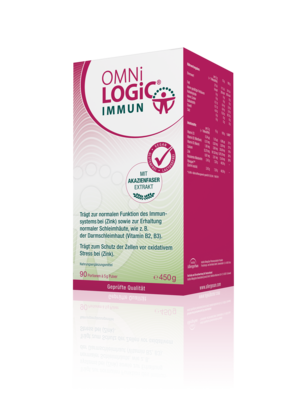 Sie sehen eine Packung OMNi-LOGiC® IMMUN, 450g, Produktbild: 02 OMNi-LOGiC® IMMUN, 450g, A-Nr.: 4311464 - 02
