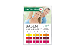Ökopharm44® Basen Harn-pH-Test Teststreifen 25 ST, A-Nr.: 3118682 - 01
