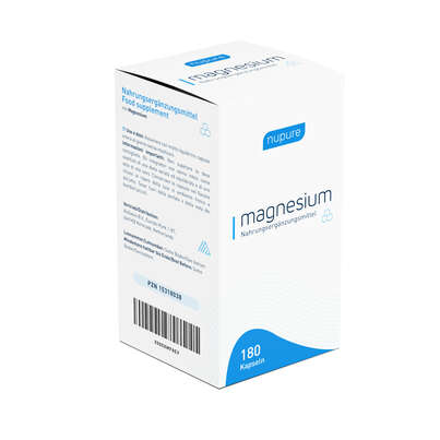 Nupure magnesium mit Magnesiumcitrat Kapseln, A-Nr.: 5778856 - 01