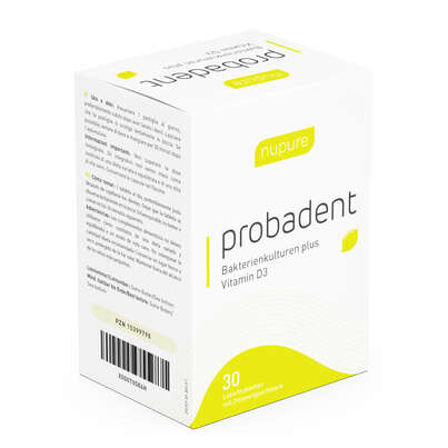 Nupure probadent Probiotikum bei Mundgeruch Lutschtabletten, A-Nr.: 5778922 - 01