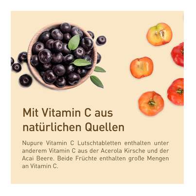 Nupure vitamin C Lutschtabletten Acerola &amp; Acai, A-Nr.: 5779057 - 04