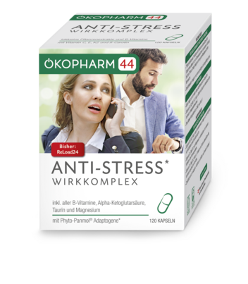 Ökopharm44® Anti-Stress Wirkkomplex Kapseln 120 ST, A-Nr.: 3878565 - 01