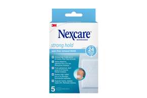 Nexcare™ Strong Hold MAXI Pain-free Removal Pflaster, 50 mm x 101 mm, 5/Pack, A-Nr.: 4892337 - 01