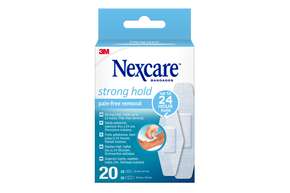 Nexcare™ Strong Hold Pain-free Removal Pflaster, assortiert, 20/Packung, A-Nr.: 5427134 - 01