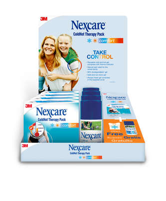 Nexcare™ ColdHot Therapy Pack mit Thermoindicator + Cold Spray GRATIS Display, A-Nr.: 5421976 - 01