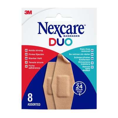 Nexcare™ DUO Pflaster, assortiert, 8/Pack, A-Nr.: 5470153 - 01