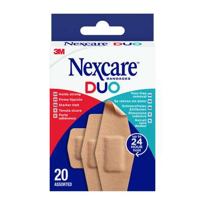 Nexcare™ DUO Pflaster, assortiert, 20/Pack, A-Nr.: 5470147 - 01