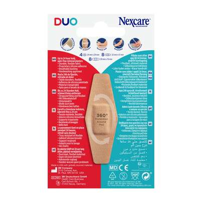 Nexcare™ DUO Pflaster, assortiert, 20/Pack, A-Nr.: 5470147 - 02