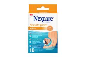 Nexcare™ Flexible Foam Active Band Pflaster, 6 cm x 10 cm, 10/Packung, A-Nr.: 5386961 - 01