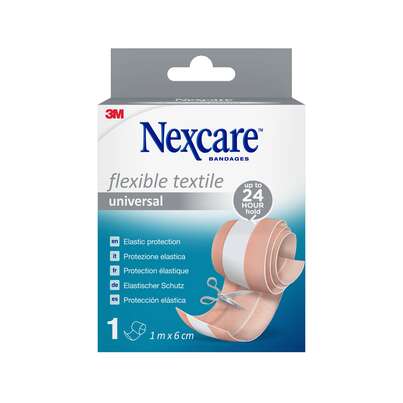 Nexcare™ Flexible Textile Universal Band Pflaster, 1 m x 6 cm, 1/Packung, A-Nr.: 5738791 - 01