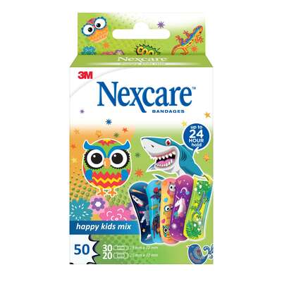 Nexcare™ Happy Kids Mix Plasters, assortiert, 50/Packung, A-Nr.: 5680790 - 02