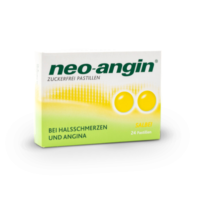 neo-angin® Salbei zuckerfrei Pastillen, A-Nr.: 4480540 - 01