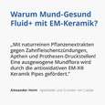 Sie sehen eine Packung Mund-Gesund Fluid+ mit EM-Keramik (Effektive Mikroorganismen), Produktbild: 03 Mund-Gesund Fluid+ mit EM-Keramik (Effektive Mikroorganismen), A-Nr.: 4250254 - 03