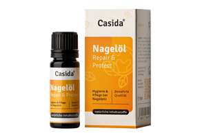 Sie sehen eine Packung Casida Nagelöl Repair & Protect, Produktbild: 01 Casida Nagelöl Repair & Protect, A-Nr.: 4250202 - 01