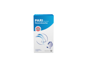 Sie sehen eine Packung PARI MONTESOL Nasendusche, Produktbild: 01 PARI MONTESOL Nasendusche, A-Nr.: 3060994 - 01