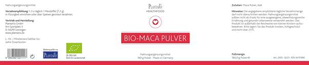 Bio Maca Pulver, A-Nr.: 5606405 - 03