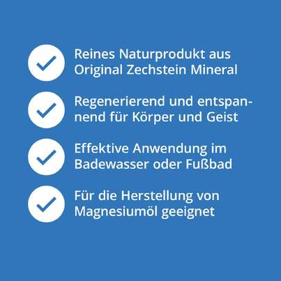 Sie sehen eine Packung Magnesiumchlorid Vitalbad, Produktbild: 03 Magnesiumchlorid Vitalbad, A-Nr.: 4555829 - 03