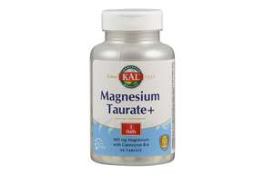 Sie sehen eine Packung Supplementa Magnesium Taurat + Tabletten, Produktbild: 01 Supplementa Magnesium Taurat + Tabletten, A-Nr.: 5597149 - 01