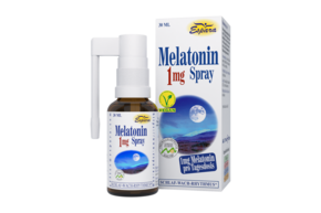 Sie sehen eine Packung Espara Melatonin 1mg Spray, Produktbild: 01 Espara Melatonin 1mg Spray, A-Nr.: 3957425 - 01