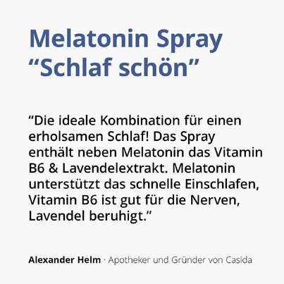 Casida Melatonin Spray „Schlaf schön“, A-Nr.: 5429819 - 03