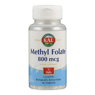 Supplementa Methylfolat 800 mcg Tabletten, A-Nr.: 5597190 - 01