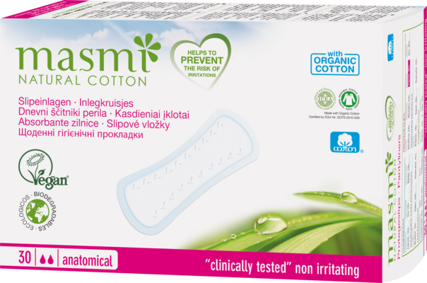 Sie sehen eine Packung Masmi Organic Care - Bio Slipeinlagen Classic, Produktbild: 02 Masmi Organic Care - Bio Slipeinlagen Classic, A-Nr.: 4368808 - 02