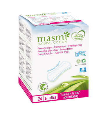 Sie sehen eine Packung Masmi Organic Care - Bio Slipeinlagen Ultra, Produktbild: 03 Masmi Organic Care - Bio Slipeinlagen Ultra, A-Nr.: 4368820 - 03