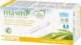 Sie sehen eine Packung Masmi Organic Care - Bio Tampons Classic mit Applikator, Produktbild: 01 Masmi Organic Care - Bio Tampons Classic mit Applikator, A-Nr.: 4368837 - 01