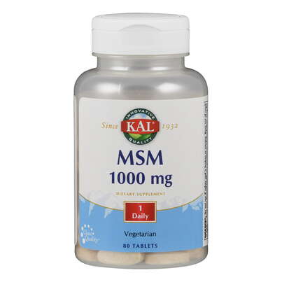 Supplementa MSM, 1000 mg Tabletten, A-Nr.: 5597712 - 01