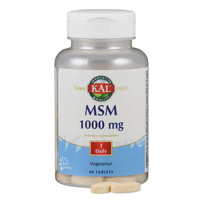 Supplementa MSM, 1000 mg Tabletten, A-Nr.: 5597712 - 04
