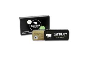 Sie sehen eine Packung LactoJoy 14500 Tabletten 80 Stück, Produktbild: 01 LactoJoy 14500 Tabletten 80 Stück, A-Nr.: 5173900 - 01