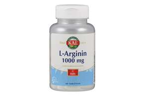 Sie sehen eine Packung Supplementa L-Arginin 1000 mg Tabletten, Produktbild: 01 Supplementa L-Arginin 1000 mg Tabletten, A-Nr.: 5598054 - 01