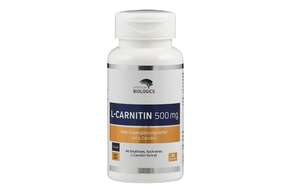 Sie sehen eine Packung L-Carnitin 500 mg Kapseln, Produktbild: 01 L-Carnitin 500 mg Kapseln, A-Nr.: 4891740 - 01