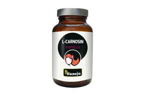 Sie sehen eine Packung Hanoju L-Carnosin Kapseln 400mg, Produktbild: 01 Hanoju L-Carnosin Kapseln 400mg, A-Nr.: 4385209 - 01