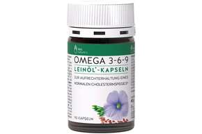 Sie sehen eine Packung doc nature‘s OMEGA 3-6-9 Leinöl*-Kapseln, Produktbild: 01 doc nature‘s OMEGA 3-6-9 Leinöl*-Kapseln, A-Nr.: 5405799 - 01