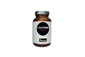 Sie sehen eine Packung Hanoju L-Glutamin 500mg, Produktbild: 01 Hanoju L-Glutamin 500mg, A-Nr.: 4255493 - 01