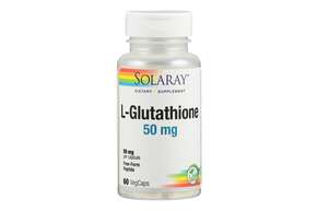 Sie sehen eine Packung Supplementa L-Glutathion 50 mg Kapseln, Produktbild: 01 Supplementa L-Glutathion 50 mg Kapseln, A-Nr.: 5574042 - 01