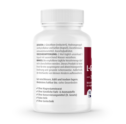 Zeinpharma L-Glutathion Red 250 mg Kapseln, A-Nr.: 3874662 - 02